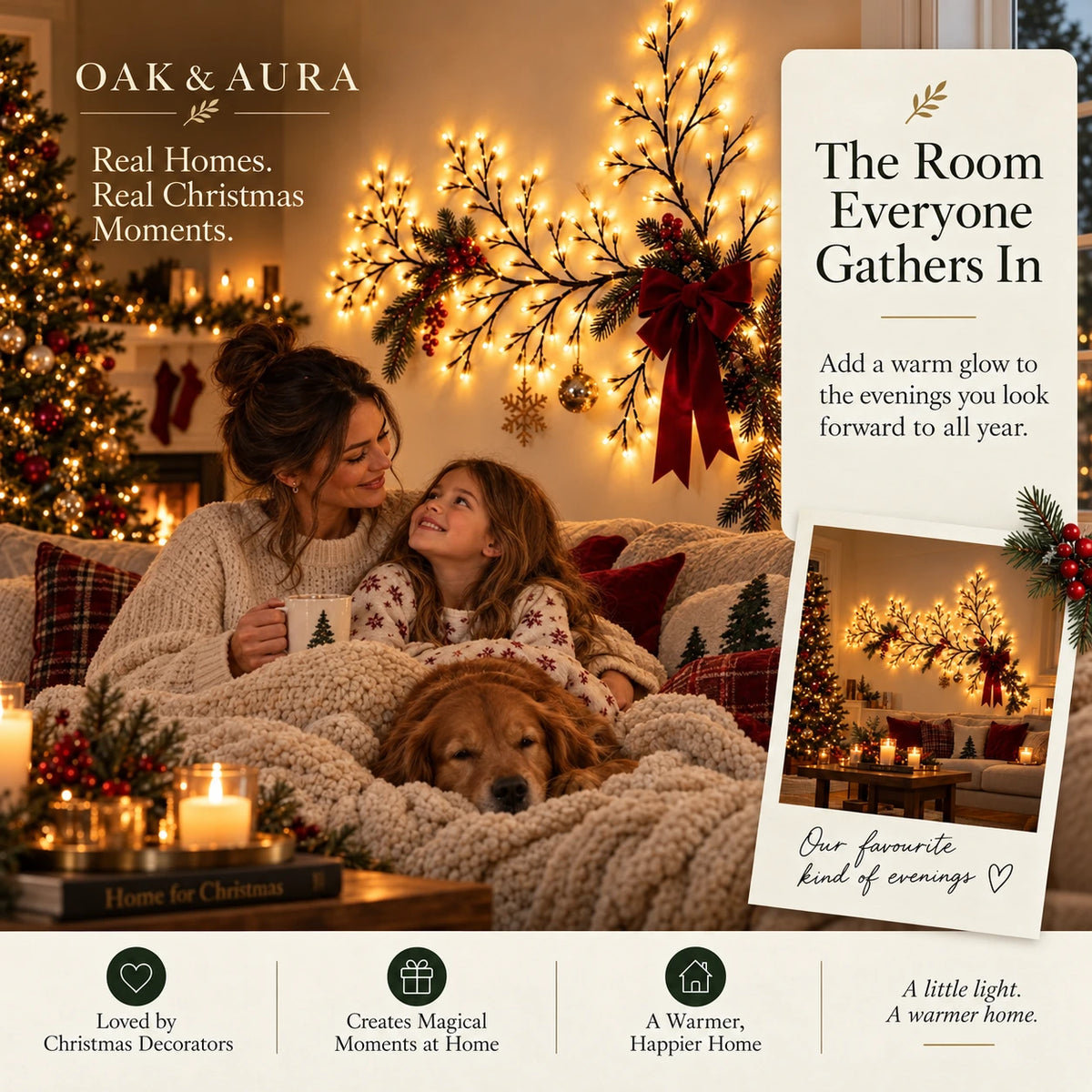 Oak & Aura | Christmas Light Vine