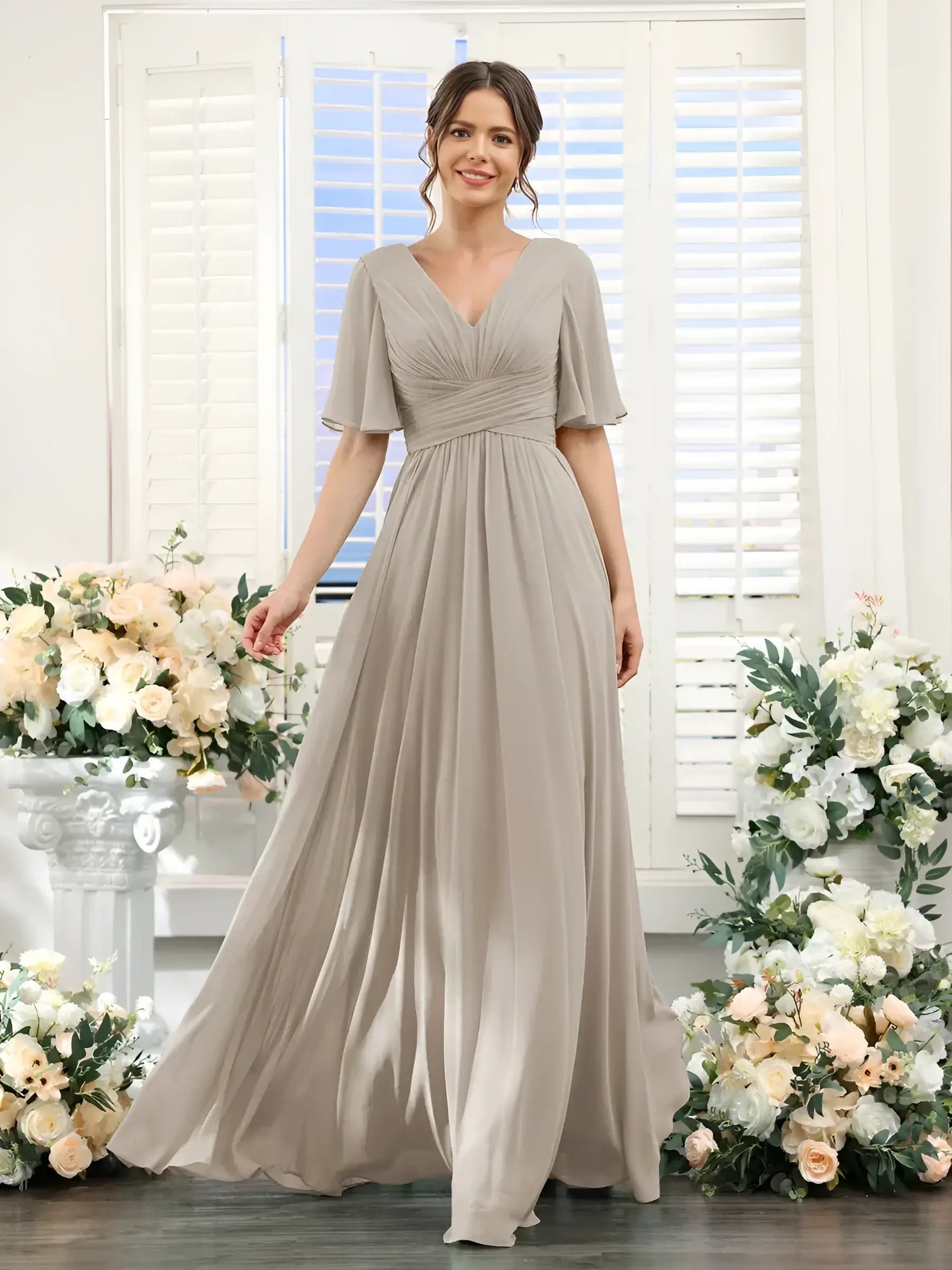 Butterfly Whisper Gown™ Oak & Aura 0 Oak & Aura