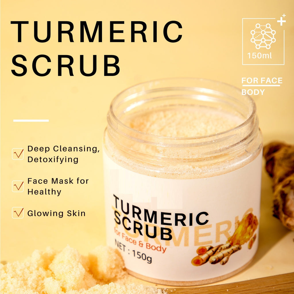Turmeric Scrub Softens Horny Body Care Oak & Aura 0 Oak & Aura