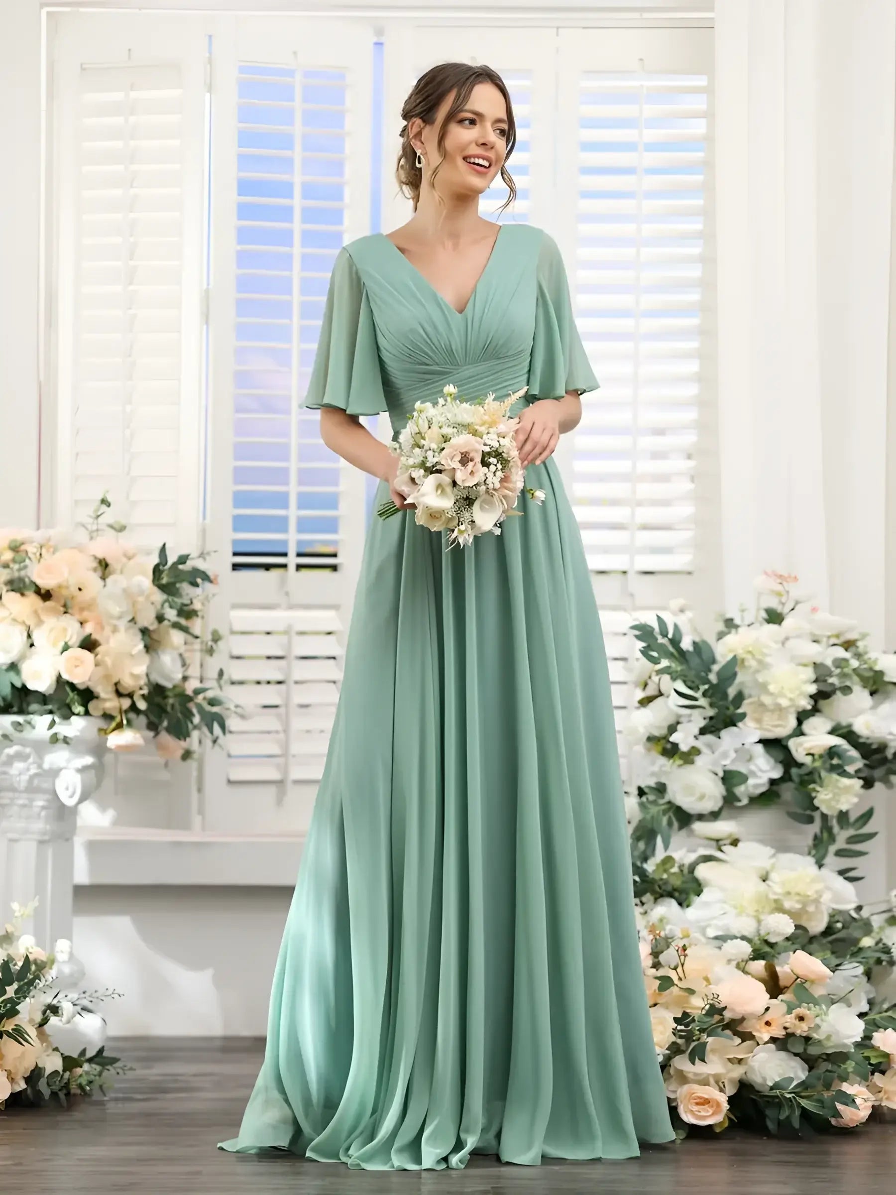 Butterfly Whisper Gown™ Oak & Aura 0 Oak & Aura