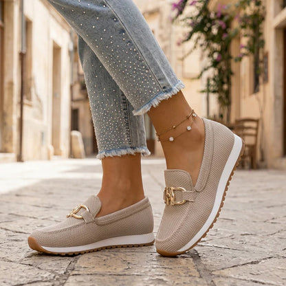 Women Orthopaedic Style Comfort Loafers – Breathable Slip On Flat Shoes Oak & Aura summer dress Oak & Aura