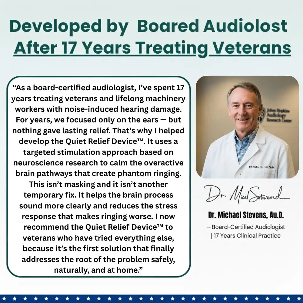 Finally, a Real Solution to Constant Ringing — Built for Veterans Oak & Aura 0 Oak & Aura