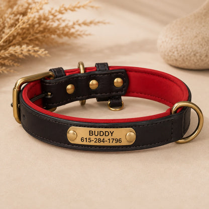 Handmade Premium Personalized Leather Collar