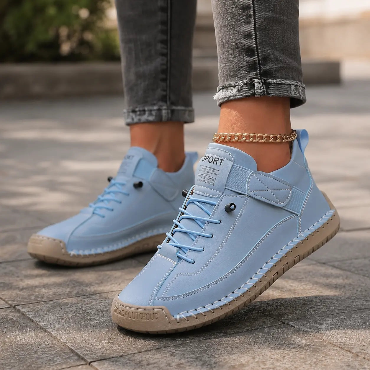 Women Comfort Ankle Shoes | Leather Walking Supportive Trainers Oak & Aura summer dress Oak & Aura