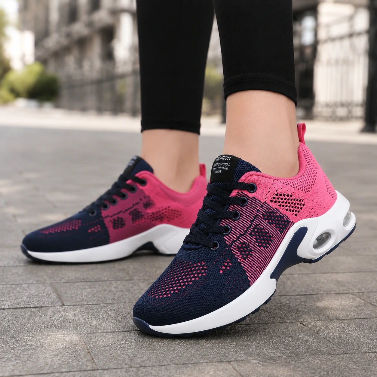 Women Mesh Trainers – Breathable Lightweight Lace Up Sports Shoes Oak & Aura summer dress Oak & Aura