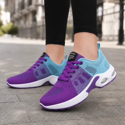 Women Mesh Trainers – Breathable Lightweight Lace Up Sports Shoes Oak & Aura summer dress Oak & Aura