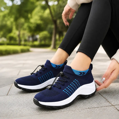 Women Slip On Sock Trainers – Breathable Lightweight Casual Walking Shoes Oak & Aura summer dress Oak & Aura