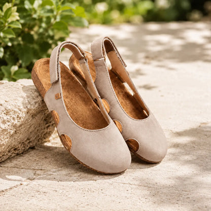 Women Comfort Flat Sandals – Cushioned Adjustable Strap Summer Walking Shoes Oak & Aura summer dress Oak & Aura