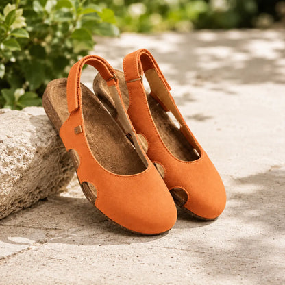 Women Comfort Flat Sandals – Cushioned Adjustable Strap Summer Walking Shoes Oak & Aura summer dress Oak & Aura