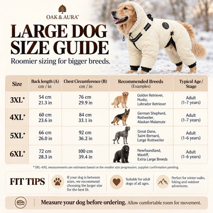 Oak & Aura™ Full-Body Dog Jacket