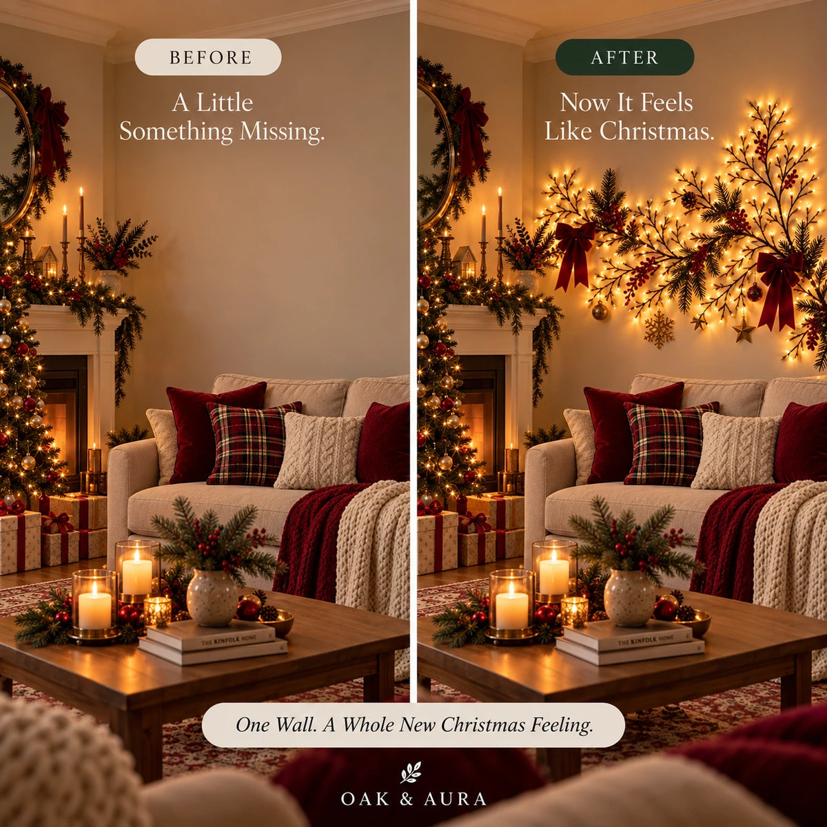 Oak & Aura | Christmas Light Vine