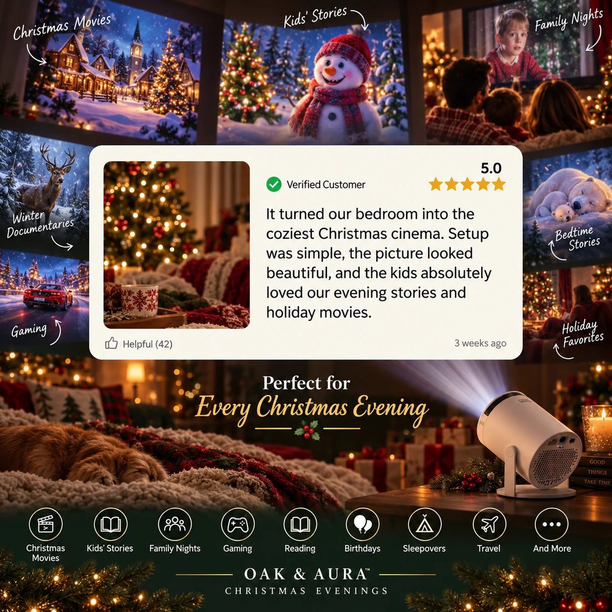 Oak & Aura™ Christmas Evenings