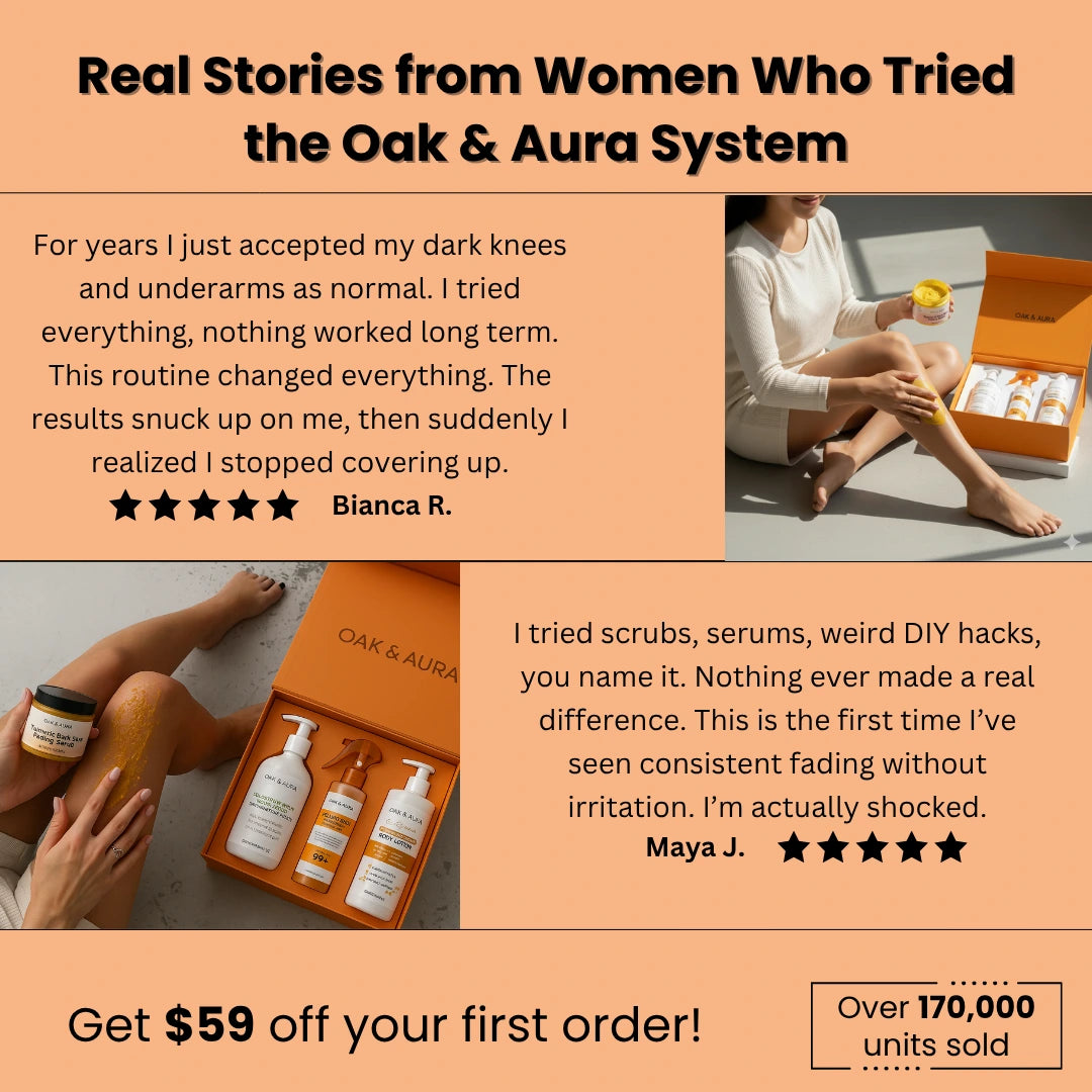 The 4-Step Body Brightening Ritual™ Oak & Aura 0 Oak & Aura