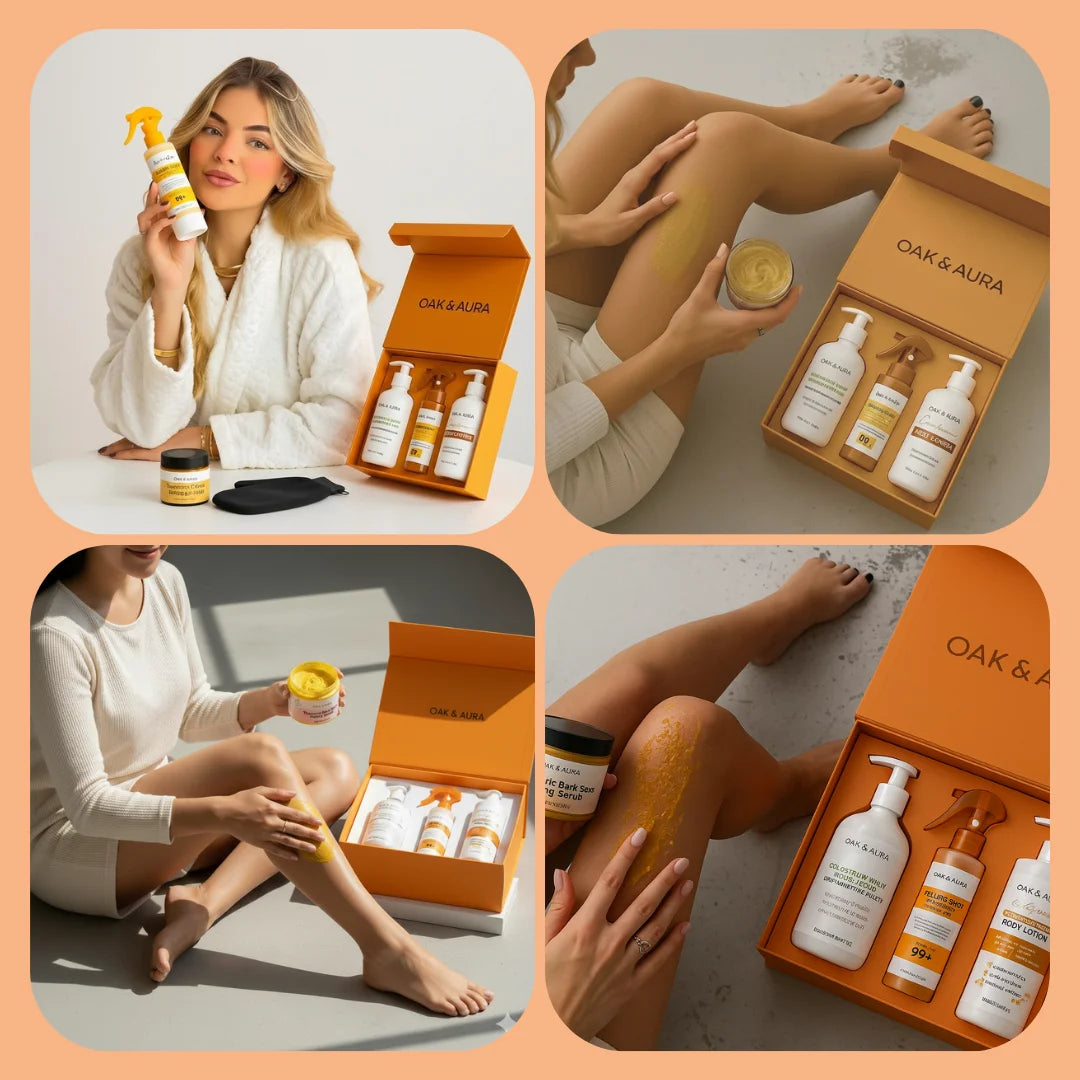 The 4-Step Body Brightening Ritual™ Oak & Aura 0 Oak & Aura