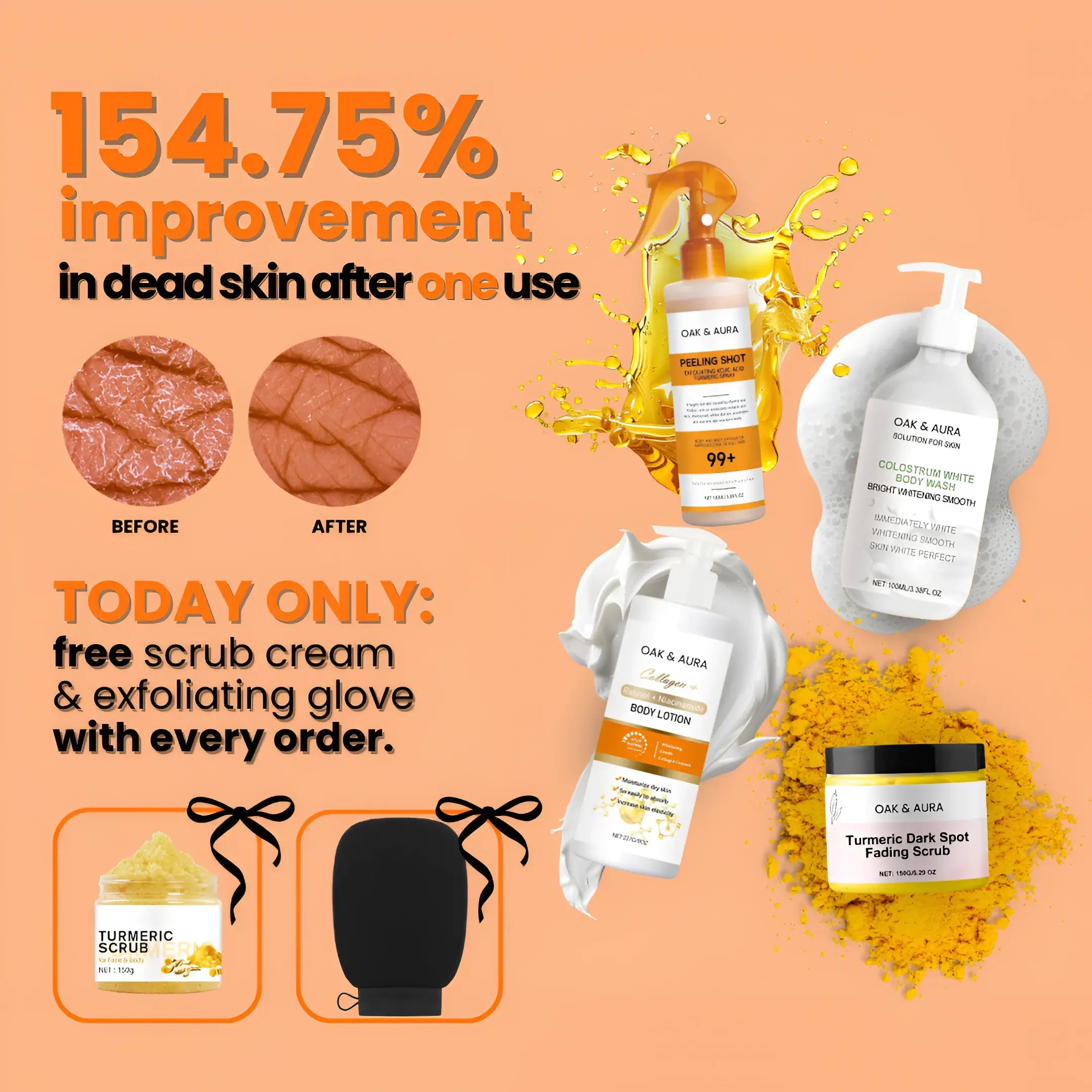 The 4-Step Body Brightening Ritual™ Oak & Aura 0 Oak & Aura