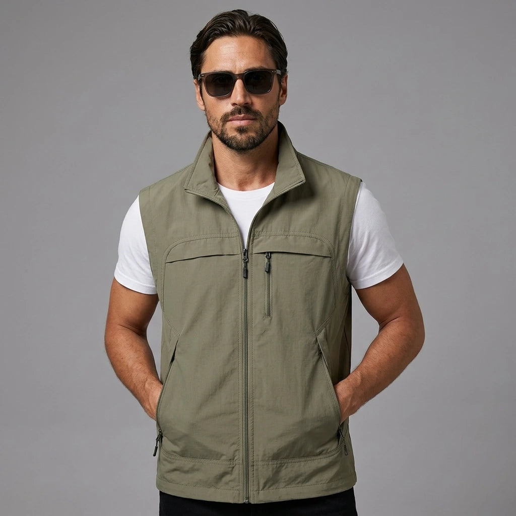 The Ashford Utility Gilet Oak & Aura summer dress Oak & Aura