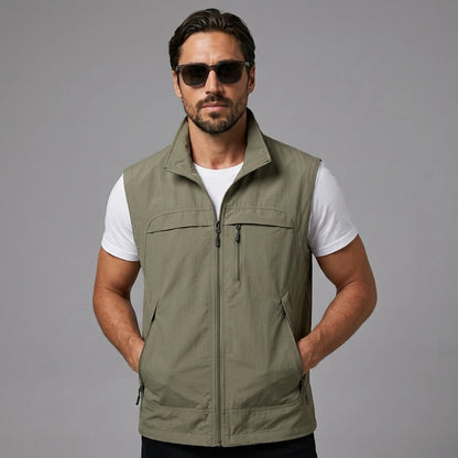 The Ashford Utility Gilet Oak & Aura summer dress Oak & Aura