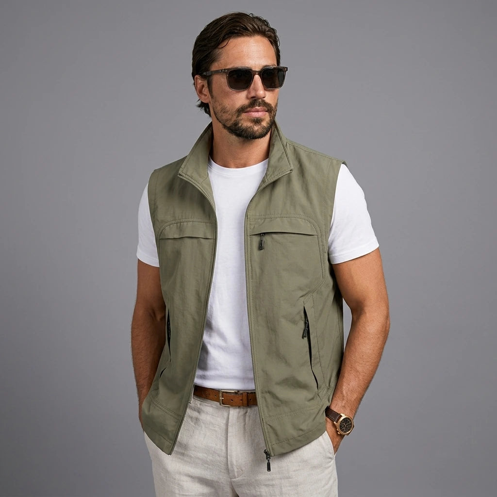 The Ashford Utility Gilet Oak & Aura summer dress Oak & Aura