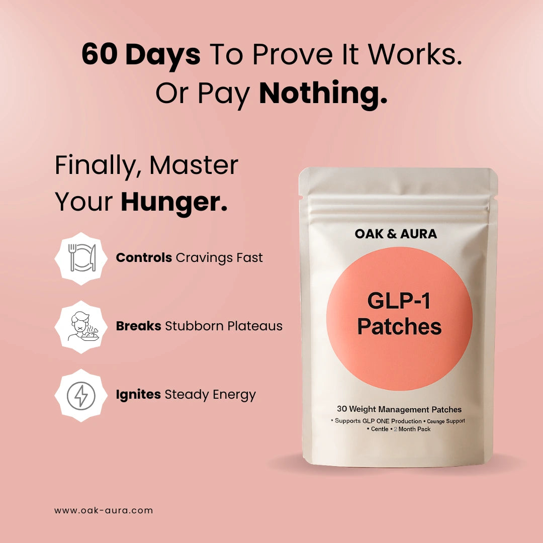 Pilates GLP-1 patches Oak and aura  Oak & Aura