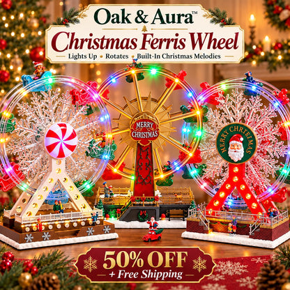 Oak & Aura™ Christmas Ferris Wheel