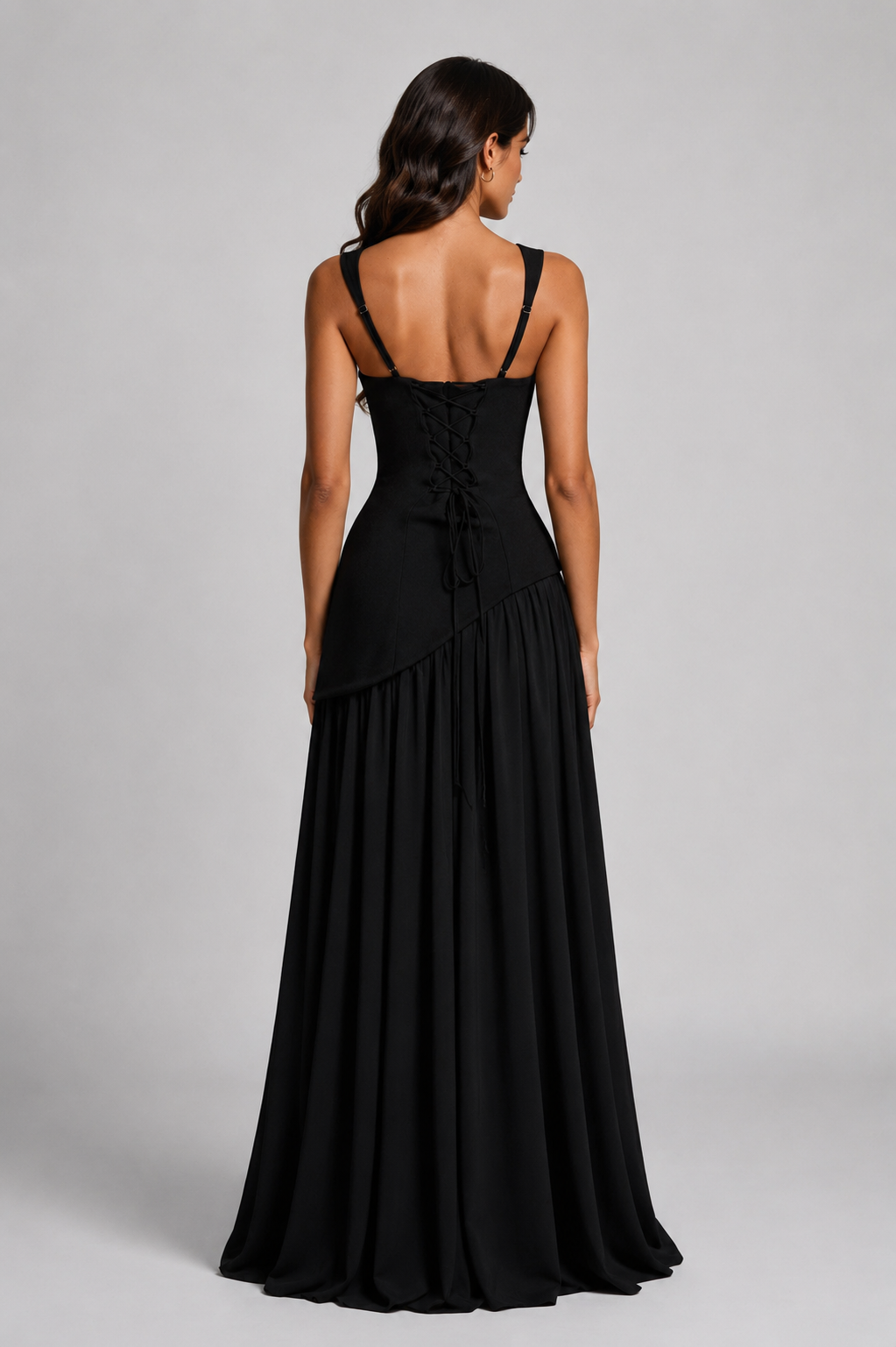 Floor Length Satin Maxi Dress Montleigh Women's Dress Oak & Aura