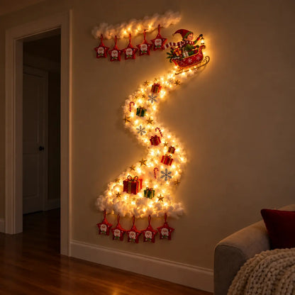 Oak & Aura™ Christmas Magic Trail Wall Light.