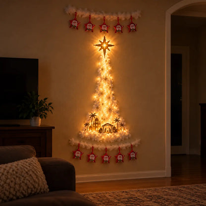 Oak & Aura™ Christmas Magic Trail Wall Light.