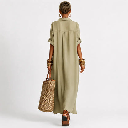 OAK & AURA Relaxed Resort Maxi Dress | Elegant Summer Style Oak & Aura 0 Oak & Aura