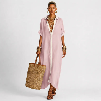 OAK & AURA Relaxed Resort Maxi Dress | Elegant Summer Style Oak & Aura 0 Oak & Aura