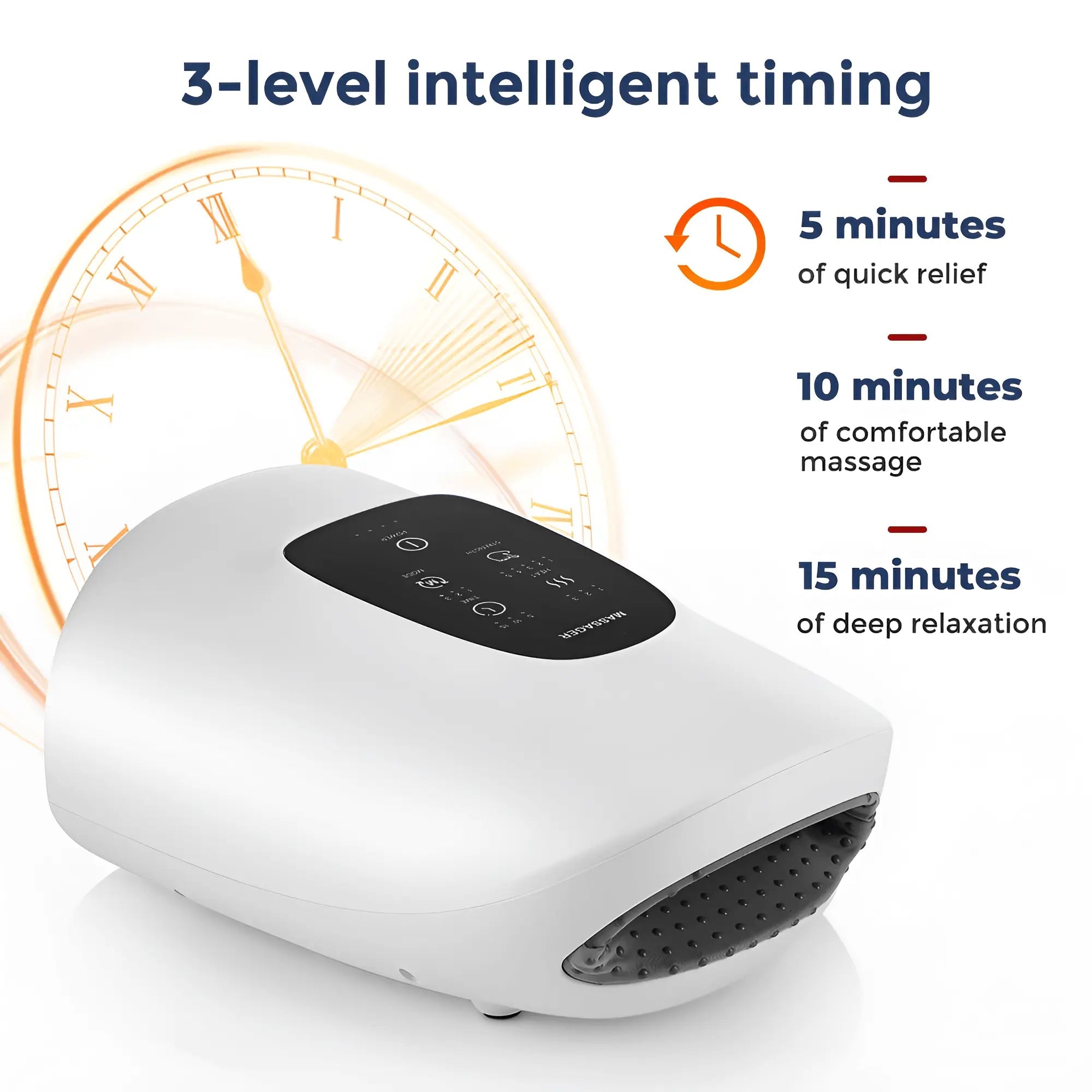 Portable Timing Multifunctional Hand Massager Oak & Aura 0 Oak & Aura